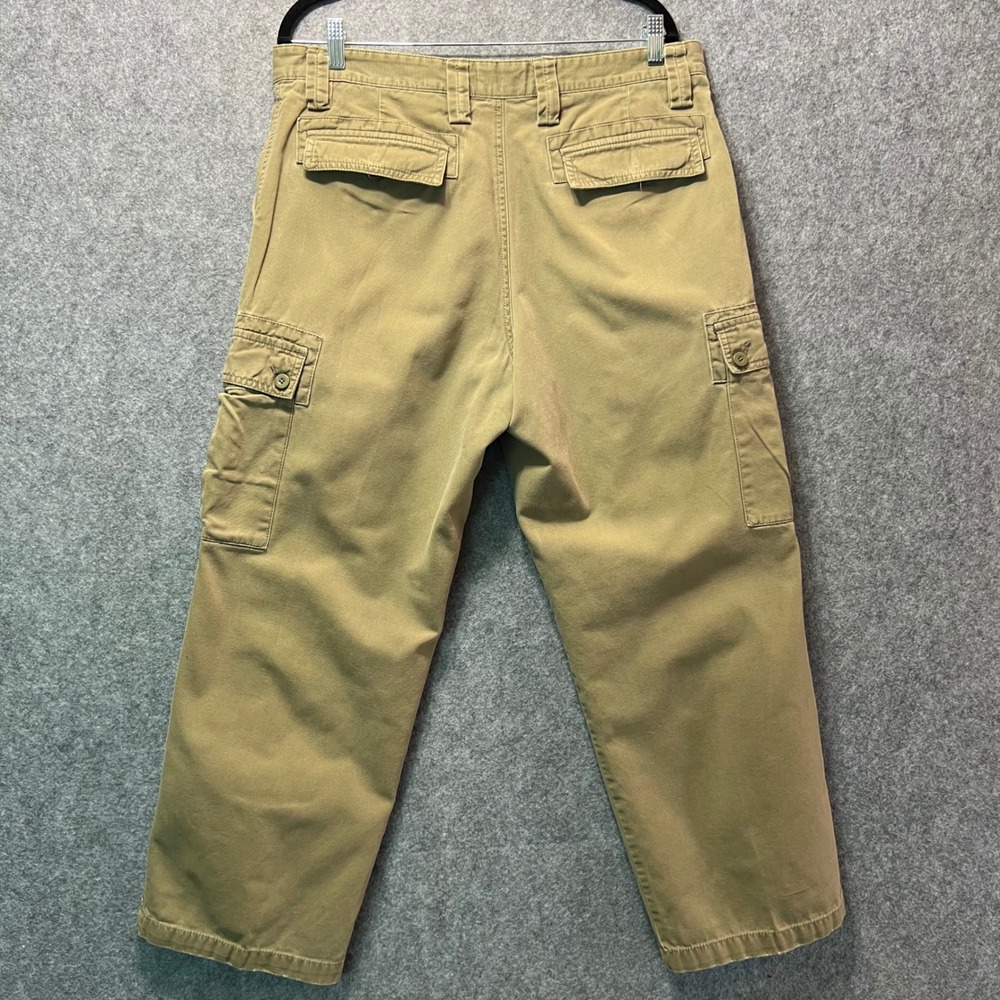 Eddie Bauer Men's Cargo Pants‎ Khaki 36x30 Cotton Outdoor Hiking Workwear Casual - Picture 7 of 9